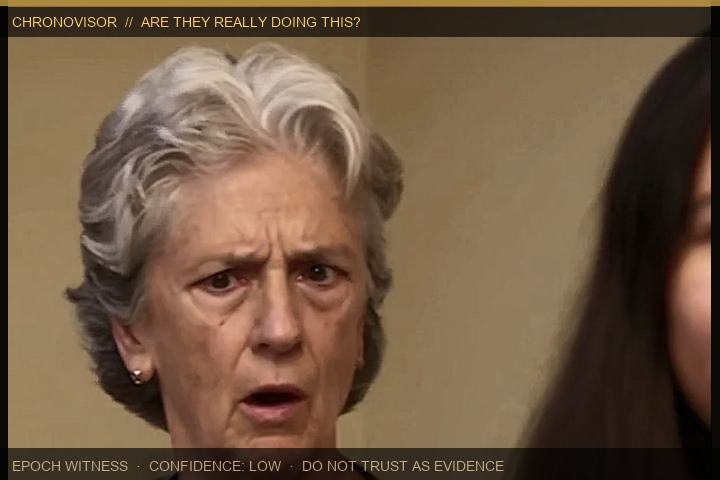 Family witness looking shocked