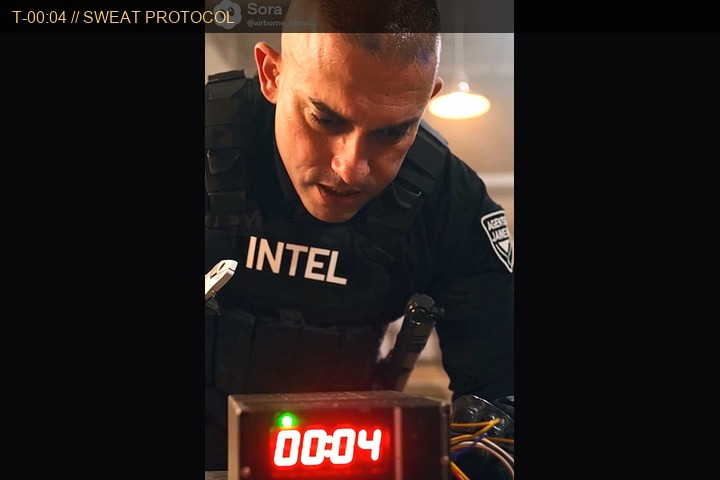 Commander over a countdown timer at 00:04