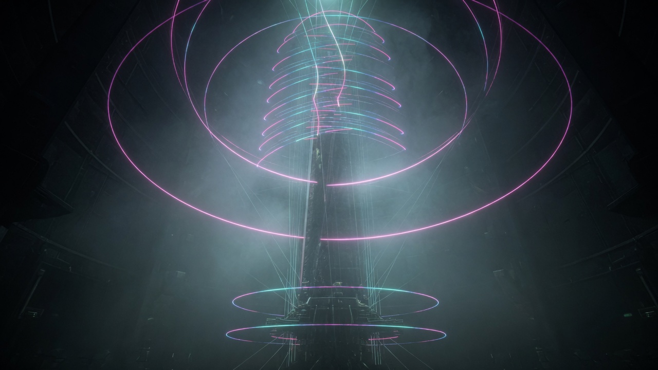 Laser cathedral optical packet stream