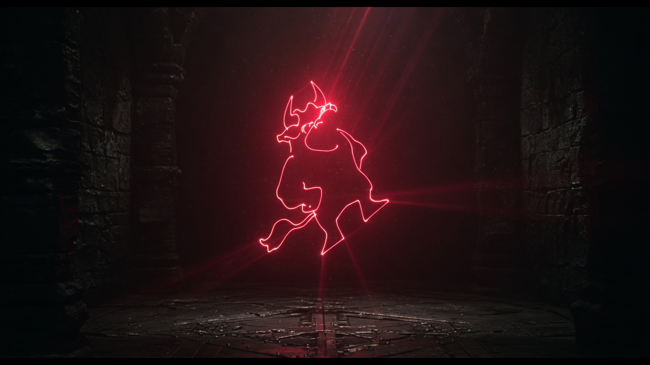 Red laser bull sigil acknowledgment