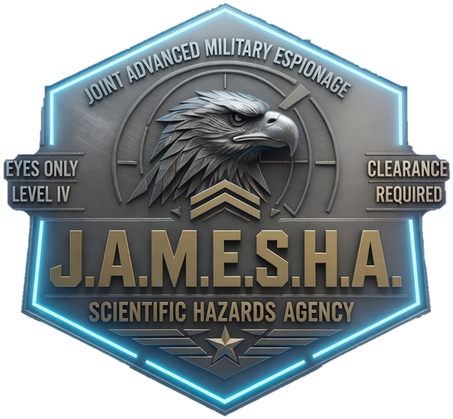 J.A.M.E.S.H.A. shield emblem