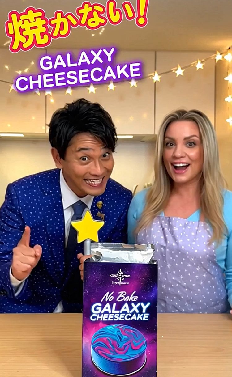 Galaxy cheesecake hero product shot