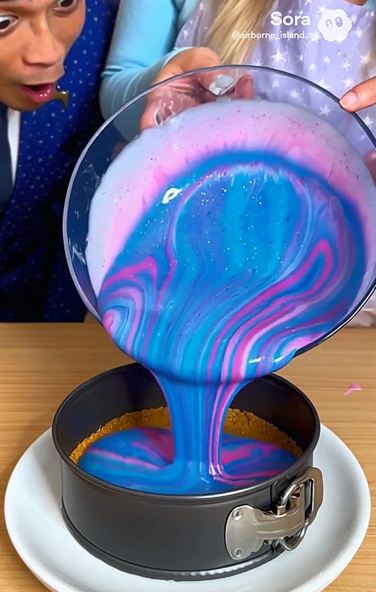 Night Shade with Galaxy Cheesecake